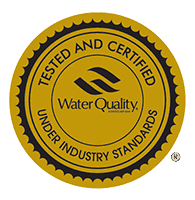 Kinetico Water Softeners -  Tested and Certified Badge